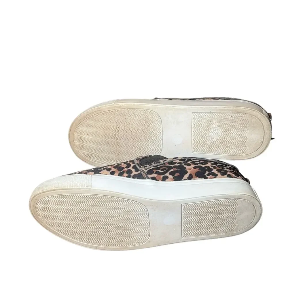 Steve Madden Symba Leopard Slip-On Sneakers Women’s 6.5